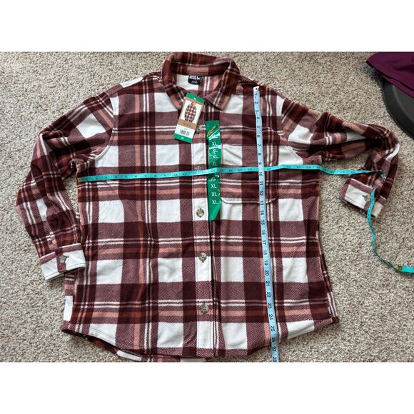 Eddie Bauer Fleece Jacket/Coat, size XL, Women button up Fleece sweater, NWT - Picture 5 of 9